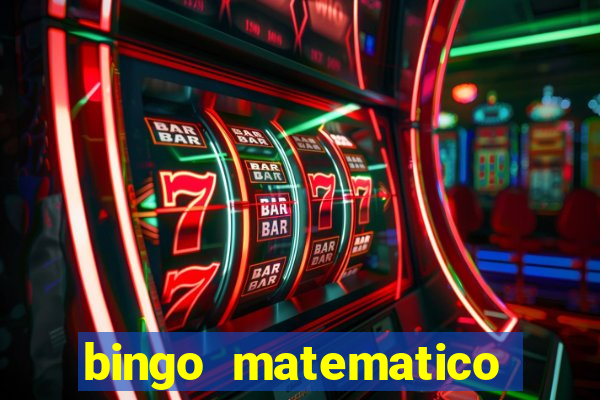 bingo matematico para ensino medio